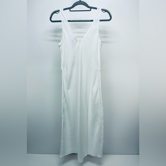 A New Day Dress Size XS Women’s Casual Or Evening Maxi White V-Neck - Picture 8 of 11